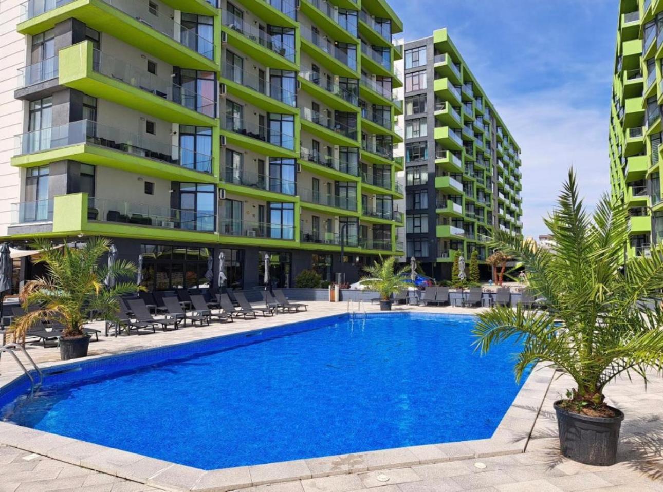 Baby Sea View And Pools Apartment- Mamaia Beach Resort Năvodari Esterno foto